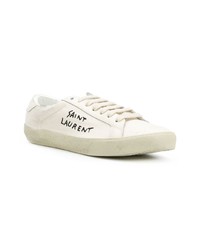 Saint Laurent Sl06 Embroidered Sneakers