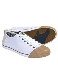 Sorel Sentry Canvas Sneakers White