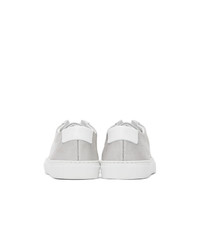 Common Projects White And Grey Mesh Achilles Sneakers