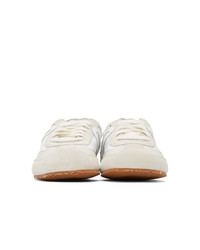 Loewe White And Off White Ballet Runner Sneakers