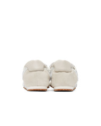 Loewe White And Off White Ballet Runner Sneakers