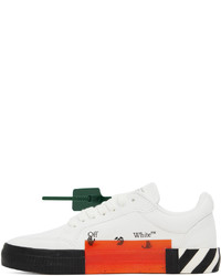 Off-White White Blue Low Vulcanized Sneakers