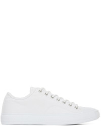 Acne Studios White Canvas Low Sneakers