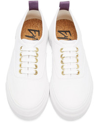 Eytys White Canvas Mother Sneakers