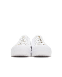 Converse White Chuck Taylor Lugged Ox Low Sneakers