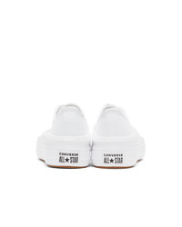 Converse White Chuck Taylor Move Ox Sneakers