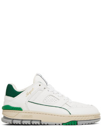 Axel Arigato White Green Area Lo Sneakers