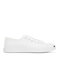 Converse White Jack Purcell First In Class Ox Sneakers