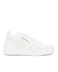 Giuseppe Zanotti White Jupiter Talon Sneakers