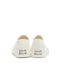 MAISON KITSUNE White Laced Sneaker