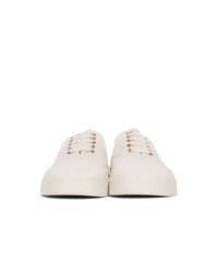 MAISON KITSUNE White Laced Sneakers