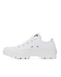 Converse White Lugged Chuck Taylor Sneakers