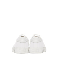 Saint Laurent White Malibu Sneakers