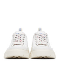 McQ White Orbyt Basketball Sneakers