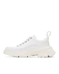 McQ White Orbyt Basketball Sneakers