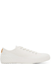 Kenzo White Tiger Crest Sneakers