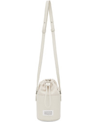 Maison Margiela Off White Mini Bucket Messenger Bag