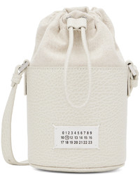 Maison Margiela Off White Mini Bucket Messenger Bag