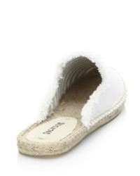 Soludos Frayed Canvas Mules