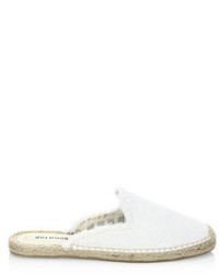 Soludos Frayed Canvas Mules