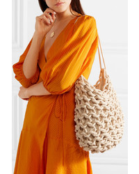 Alienina Woven Cotton Shoulder Bag
