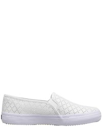 Keds Double Decker Perforated Canvas Slip On Shoes