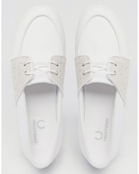 Fred Perry Bette Canvas Slip On Sneakers