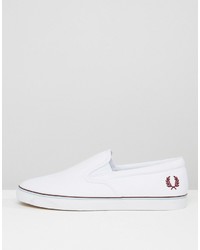 Fred Perry Underspin Slipon Canvas Sneakers