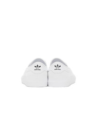 adidas Originals White 3mc Slip On Sneakers