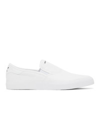 adidas Originals White 3mc Slip On Sneakers
