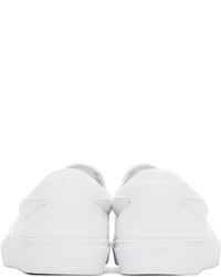 adidas Originals White Court Rallye Slip Sneakers