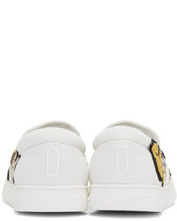 Marc Jacobs White Embroidered Mercer Sneakers