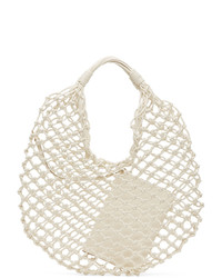 Stella McCartney Off White Knotted Tote