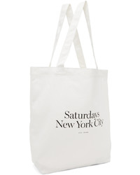 Saturdays Nyc Off White Miller Standard Tote