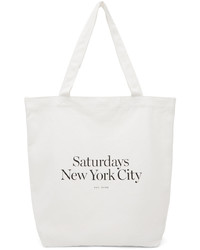 Saturdays Nyc Off White Miller Standard Tote