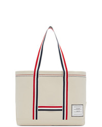 Thom Browne Off White Small Tool Tote