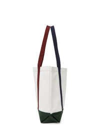Noah NYC White Colorblocked Tote