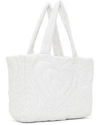 ERL White Puffer Tote