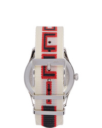 Gucci White G Timeless Logo Watch
