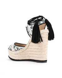 Paul Andrew Patterned Wedge Sandals