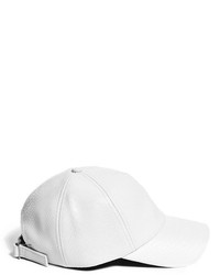 GUESS Embossed Faux Leather Baseball Cap