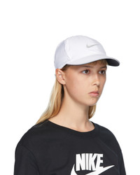 Nike White Logo Featherlight Running Cap