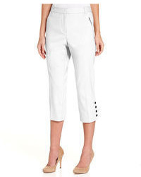 Style&co. Button Hem Capri Pants