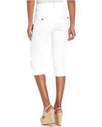 KUT from the Kloth Cropped Skinny Capris White Wash