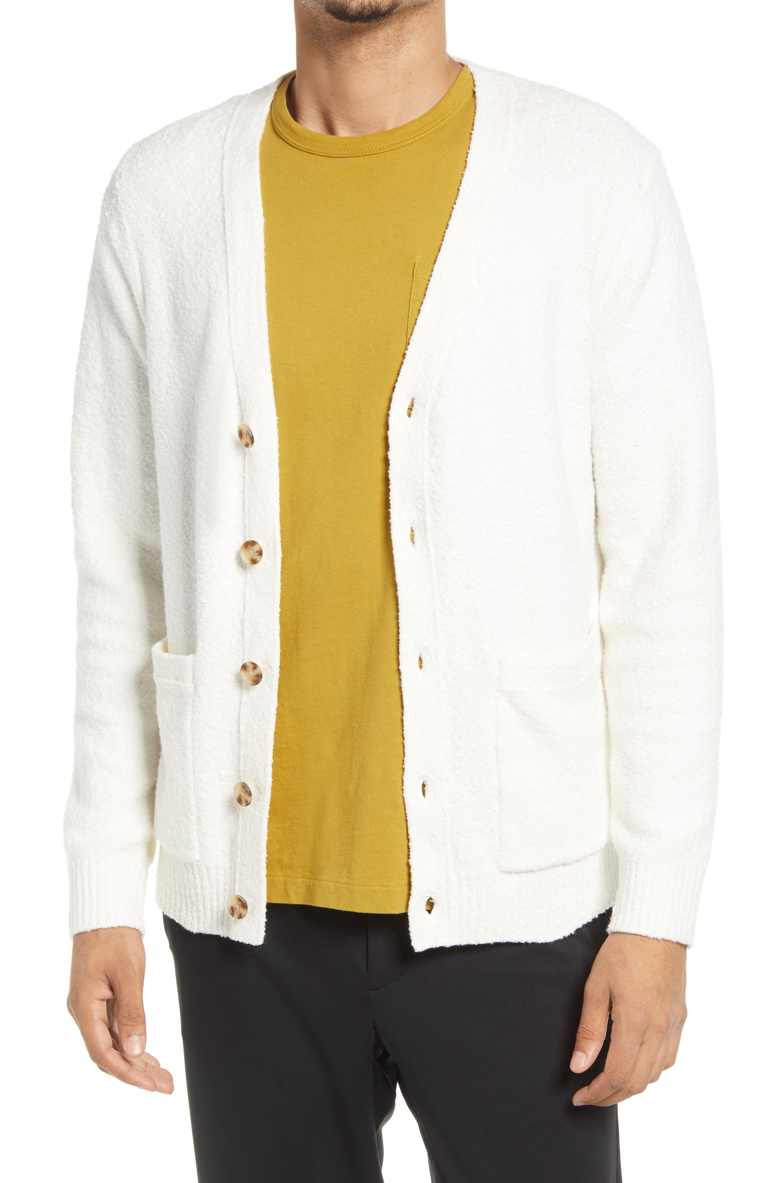 Club Monaco Boucle Cardigan, $84 | Nordstrom | Lookastic