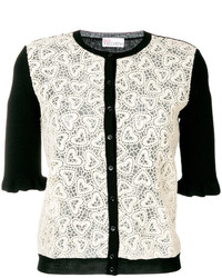 RED Valentino Heart Laced Cardigan