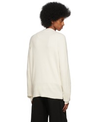 Agnona Off White Raglan Cardigan