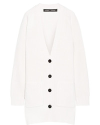 Proenza Schouler Tie Side Wool And Cashmere Blend Cardigan Off White