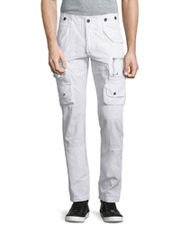 PRPS Slim Fit Cargo Pants White