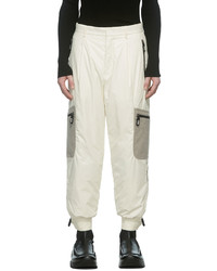 Giorgio Armani White Neve Technical Cargo Pants